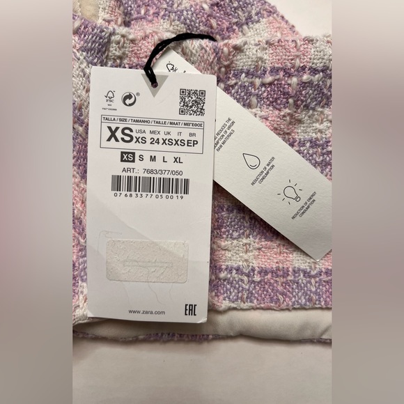 #78- NWT ZARA BUSTIER TOP SIZE XS - Picture 3 of 6